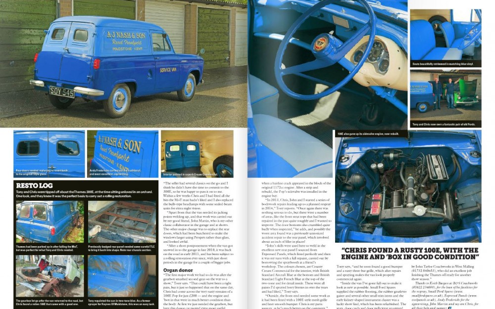 Classic Ford Magazine Aug 2015 - Thames 300E